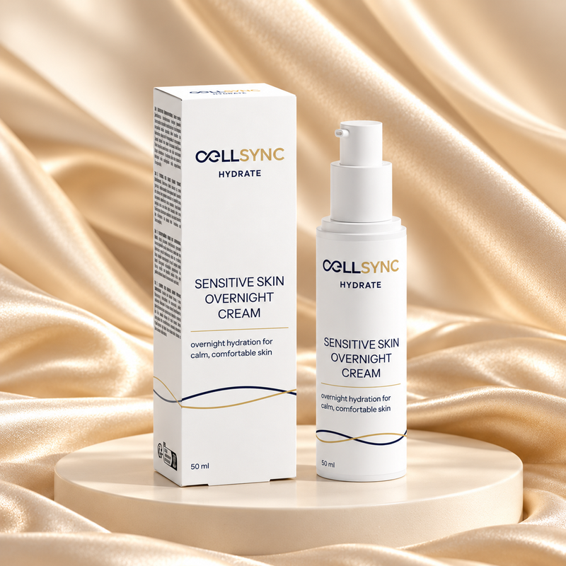 Sensitive Skin Overnight Cream, Fragrance Free
